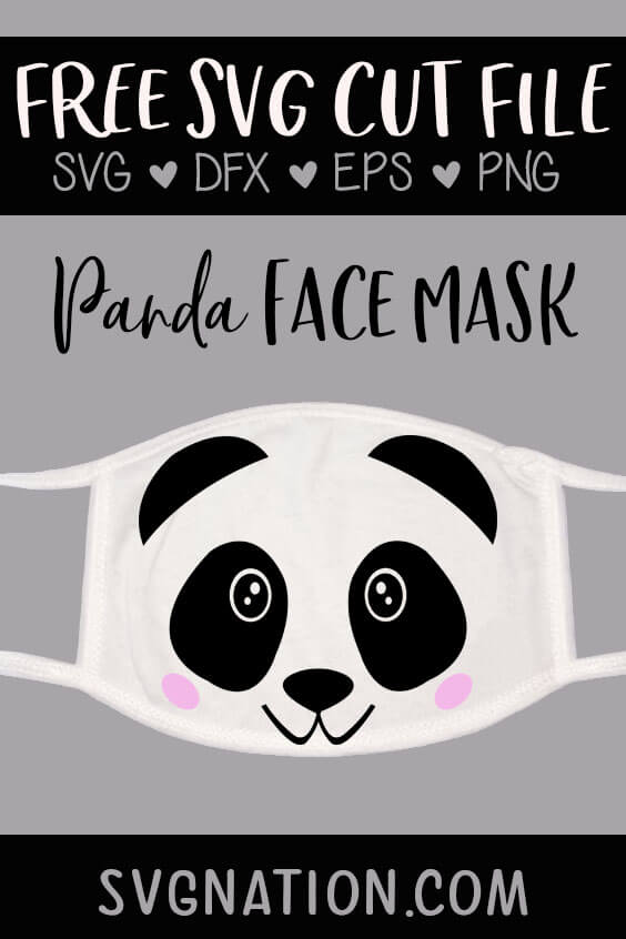 Download Panda Face Mask SVG Cutout - Best Free SVG Files for Cricut